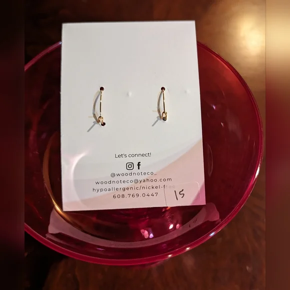 NWT Handmade Earrings by Woodnoteco, La Crosse, WI - Picture 4 of 4